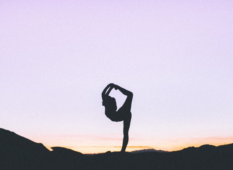 Yoga Schatten Flexibilität