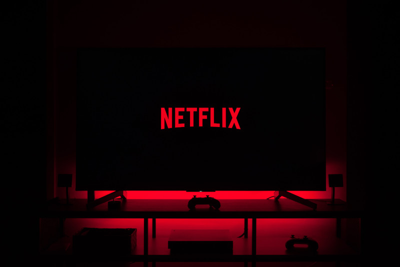 Hier sieht man den Netflix Startbildschirm